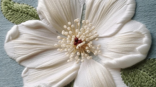 Ručná výšivka na textílii